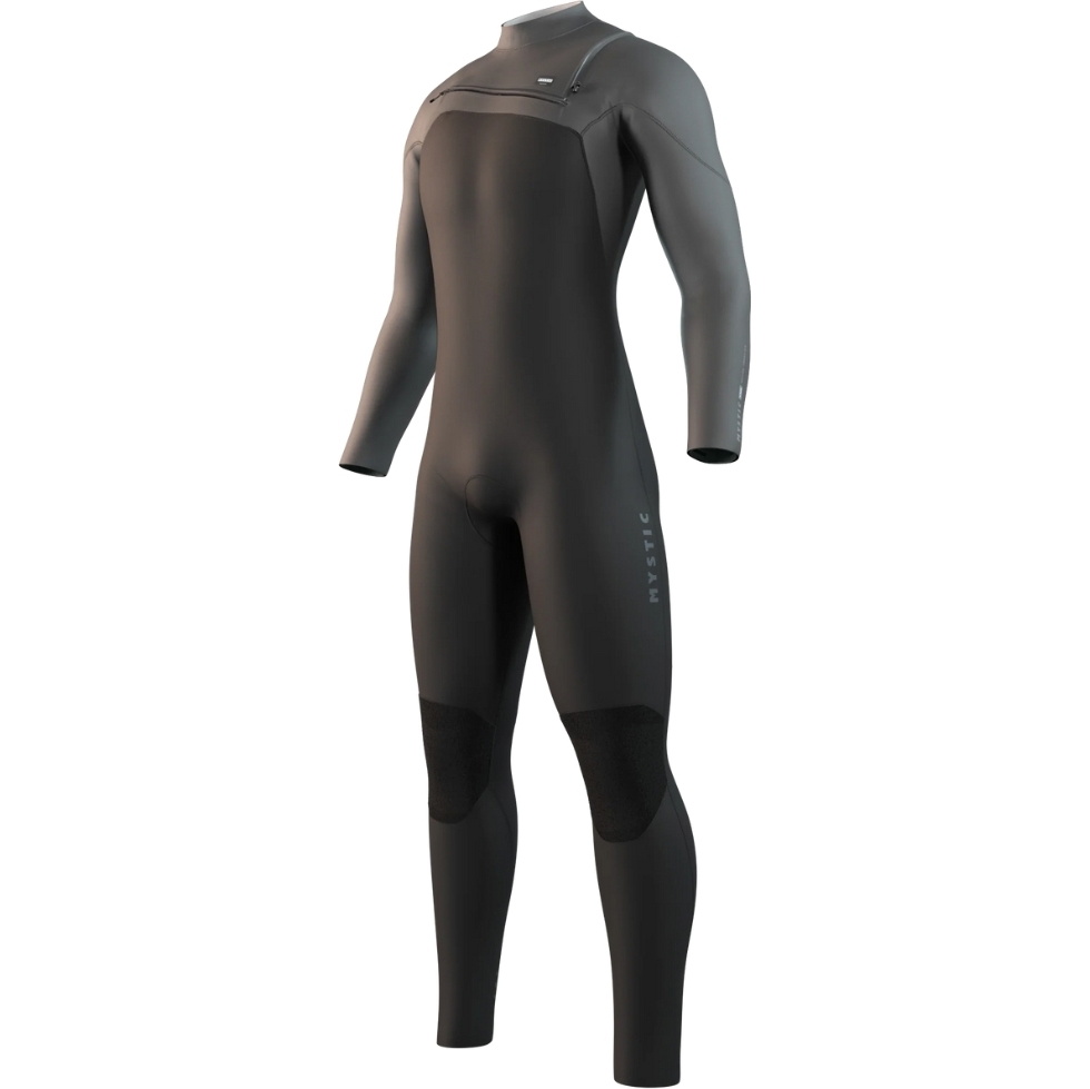 2026 Mystic Da Uomo Motion 4/3mm Chest Zip Muta 35000.250007 - Black